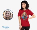 Maglietta personalizzata per violoncellista | Maglietta personalizzata con ritratto di violoncello per donna T-shirt per donna www.customywear.com 9