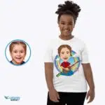 Egyedi ifjúsági gitáros póló | Alakítsa át fényképét személyre szabott pólóvá Lánypólók www.customywear.com 7