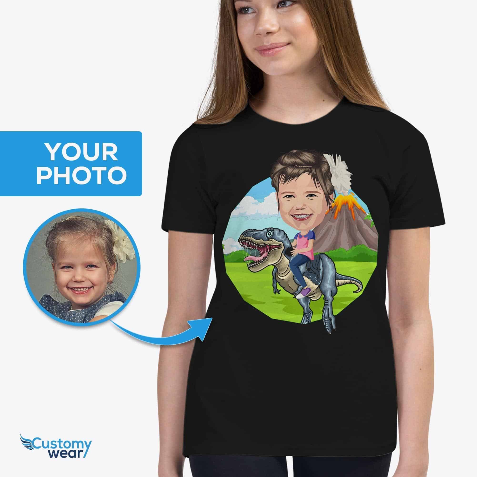Camisetas personalizadas de dinosaurios para niños best sale