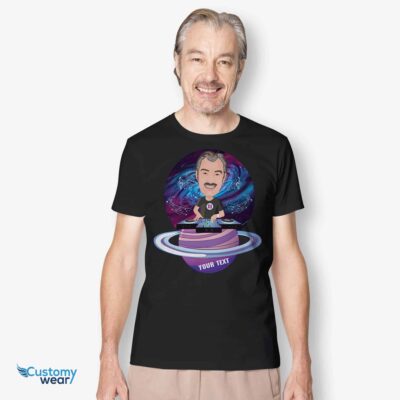 Personalized DJ Space T-Shirt – Custom Music Lover Tee T-shirts For Men www.customywear.com 2