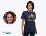 Personalized Drummer Woman Tee | Custom Drum Playing T-Shirt T-shirts for Women www.customywear.com 12