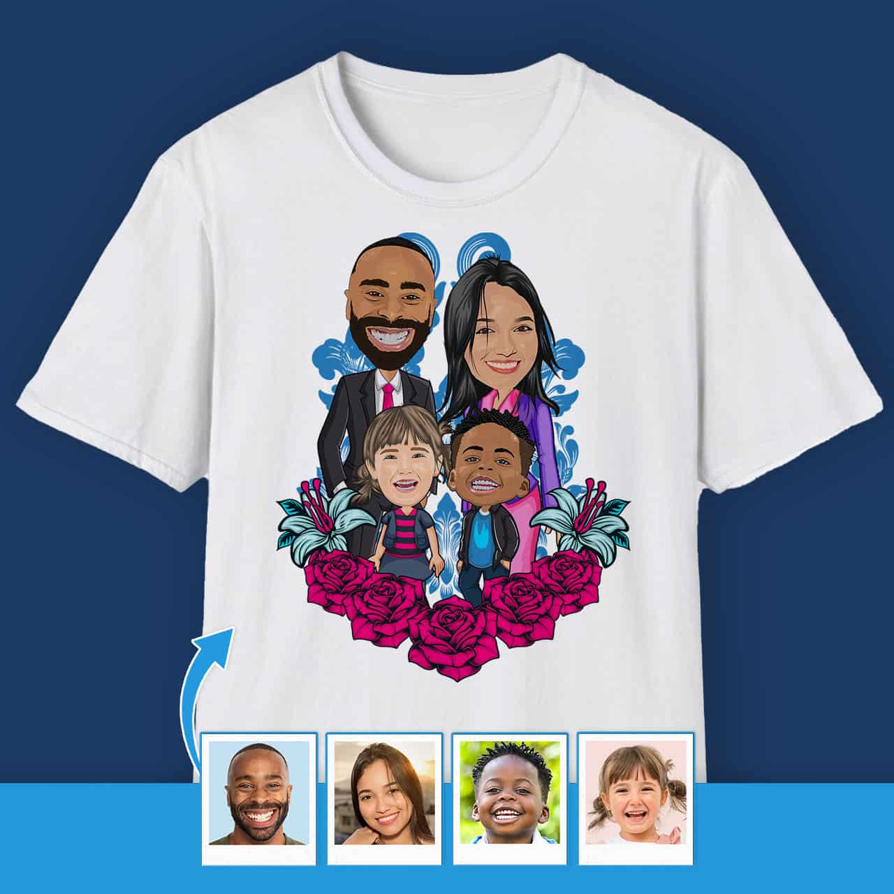 Camisas personalizadas para la familia