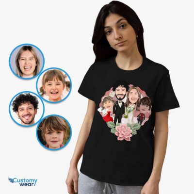 Personalized Family Wedding Shirts – Custom Wedding Gift Family www.customywear.com 2