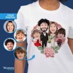 Chemises de mariage familiales personnalisées – Cadeau de mariage personnalisé Famille www.customywear.com 11