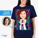 Zakázková košile pro zdravotní sestry – personalizované tričko pro ošetřovatelskou péči Dámská trička www.customywear.com 6