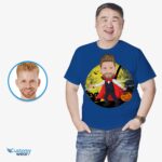 Custom Funny Pumpkin T-Shirt for Men – Personalized Halloween Costume Tee Halloween www.customywear.com 12