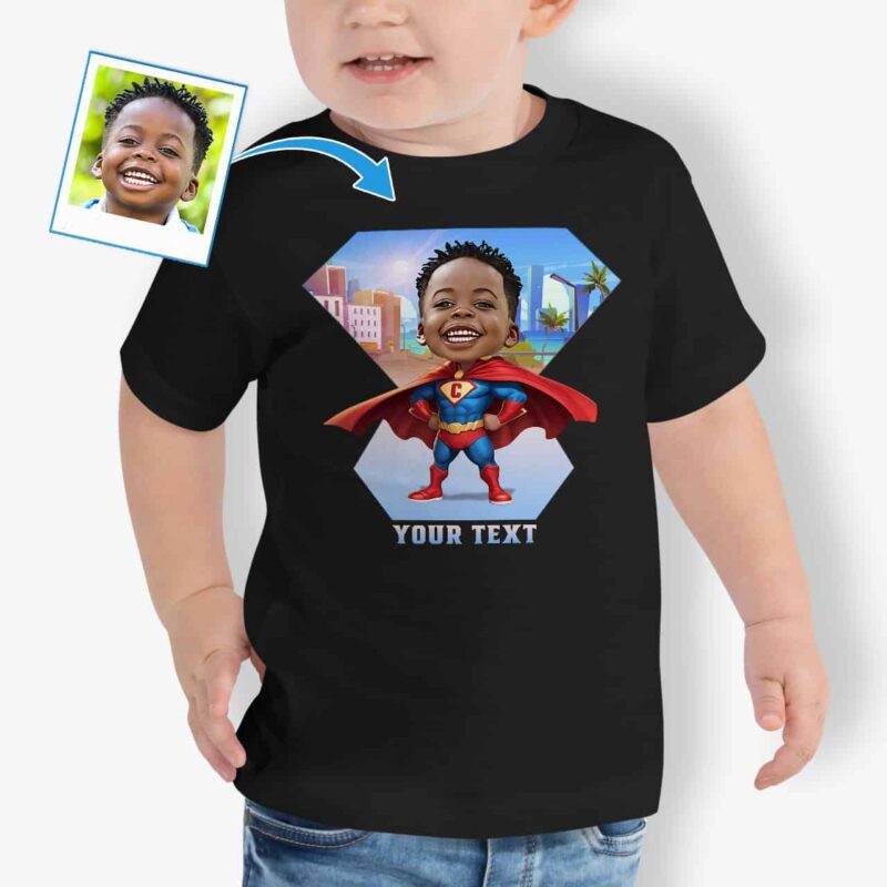 Superhero T-Shirt for Toddler – Personalized tee Custom Gifts - Ai superhero www.customywear.com 4