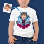 Dress Shirts Teenagere – Custom Photo Shirt Brugerdefinerede gaver - Pink blå www.customywear.com 5