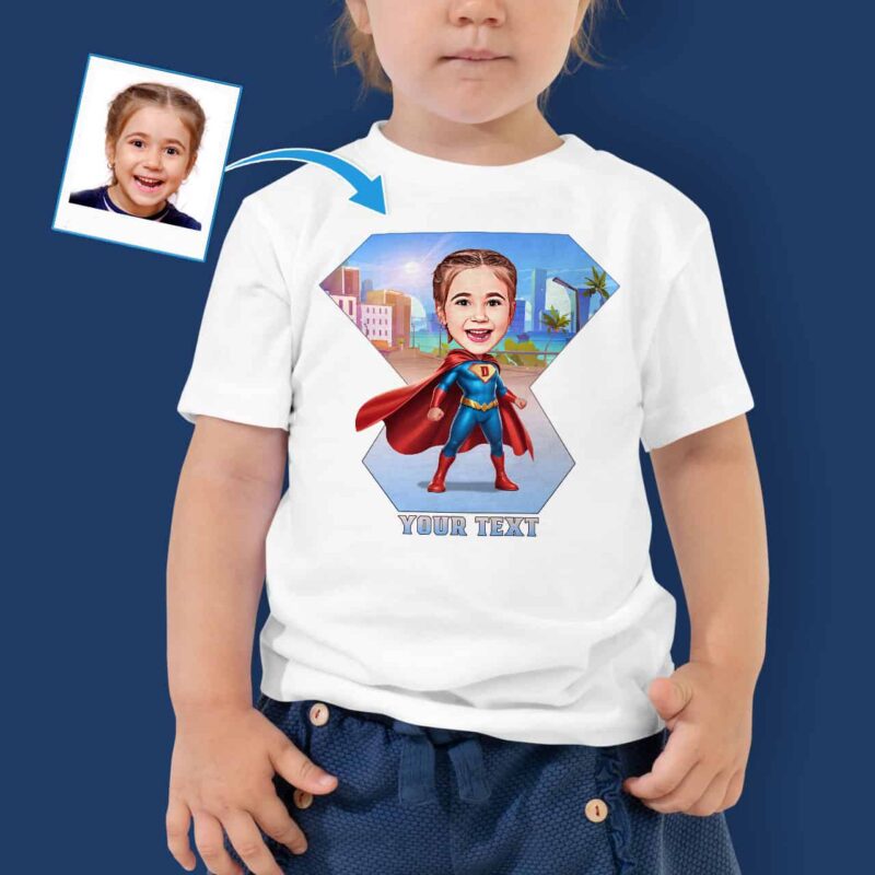 定制女童T恤 – 独特设计衬衫定制礼品 - 人工智能超级英雄 www.customywear.com 4