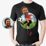 Miesten jalkapalloilijan T-paita | Henkilökohtainen jalkapallopaita Miehet www.customywear.com 10