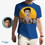 Custom Muscle Man Barbell Gym Shirt | Personalized Workout Tee Gym shirts www.customywear.com 10