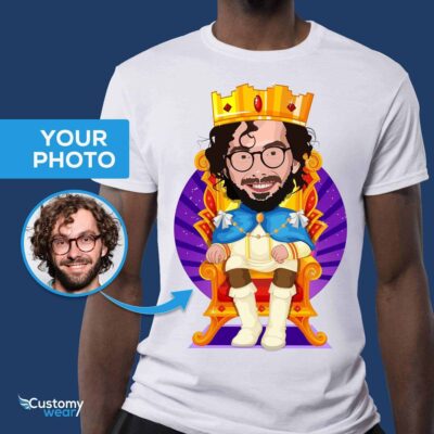 Personalized King T-Shirt | Custom King Caricature Art Tee T-shirts For Men www.customywear.com