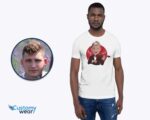 Isikupärastatud T-särk meeste fotoportree | Stiilne viiuldaja Custom Tee T-särgid meestele www.customywear.com 12