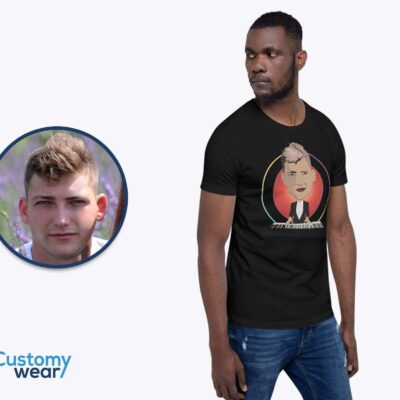 Custom Pianist Man Piano Shirt | Personalized Music Photo Tee T-shirts For Men www.customywear.com 2