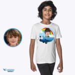 Custom Pilot Boy Airplane Shirt – Personalized Aviation Tee for Kids Boy's T-shirts www.customywear.com 8