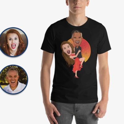 Spice Up Your Style with Our Personalized Sensual Salsa Couple Dance T-Shirt! T-shirts for Couple www.customywear.com 2