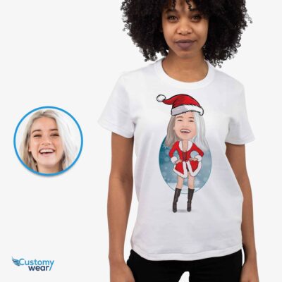 Unleash Your Festive Charm with Our Sexy Mrs. Claus Christmas Shirt T-shirts for Women www.customywear.com 2