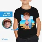 Benutzerdefiniertes Surfer Boy Jugend T-Shirt Jungen T-Shirts www.customywear.com 6