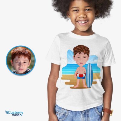 Custom Surfer Boy Youth Tee Boy's T-shirts www.customywear.com 2