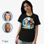 Surfing Adventure couples Tee T-shirts for Couple www.customywear.com 9