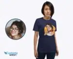 Personalized Violinist Shirt – Strike a Melodious Pose! T-shirts for Women www.customywear.com 10