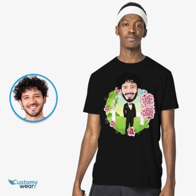 Personalized Wedding Groom Tee T-shirts For Men www.customywear.com 2
