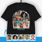 T-shirt de sport assorti pour toute la famille – Vêtements personnalisés Cadeaux personnalisés - ai Bodybuilder www.customywear.com 9