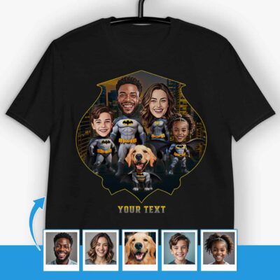 Matching Family Shirts – Artistic Superhero T-shirt Family www.customywear.com 2