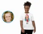 Personalized Youth Christmas Shirt | Custom Santa Claus Tee for Kids Girl's T-shirts www.customywear.com 9