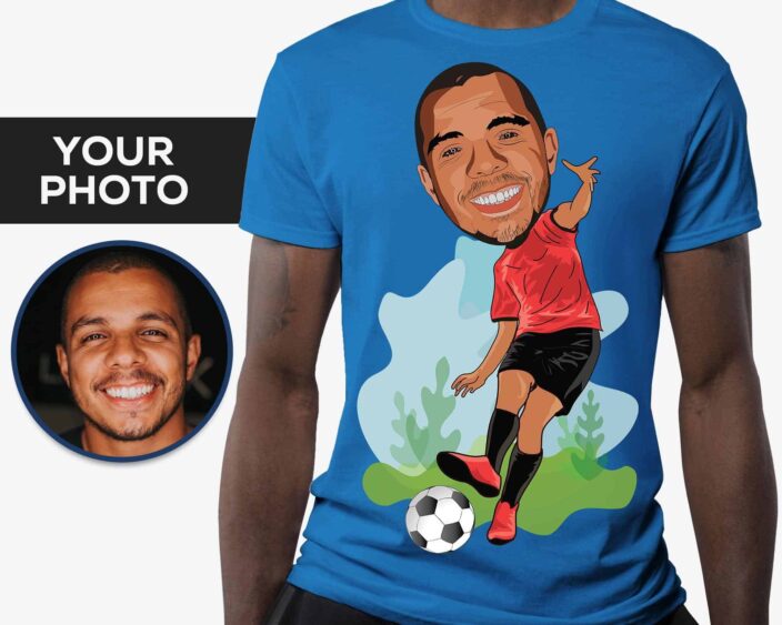 camiseta-personalizada-masculina-camiseta-personalizada-infantil-design-presentes-personalizados-futebol-jogador-esportes-presentes-de-aniversário-para-ele-designer-customywear-C…