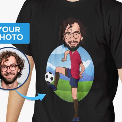 Personalized Soccer Player T-Shirt | Custom Football Tee with Your Photo Customywear www.customywear.com Personalized Soccer Player T-Shirt | Custom Football Tee with Your Photo T-shirts For Men www.customywear.com