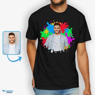 Trending Birthday Gifts for Men: Personalized Custom Photo T-Shirt Expressions T-shirts For Men www.customywear.com