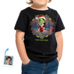 Camiseta de Navidad para el cumpleaños de mi hijo: una camiseta creativa de Papá Noel para celebraciones Ropa personalizada www.customywear.com 4 Son’s Birthday Christmas Grouch T-Shirt – Creative Santa Shirt for Celebrations Toddler Boy T-shirts www.customywear.com 4