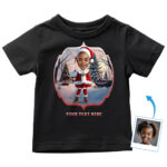 Custom Christmas T-Shirts – Toddler Girl Birthday Santa Claus Tee Toddler Girl T-shirts www.customywear.com 3
