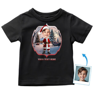 Funny Christmas Shirts – Toddler Santa Claus Birthday Gift Toddler Boy T-shirts www.customywear.com 2