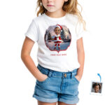 Custom Christmas T-Shirts – Toddler Girl Birthday Santa Claus Tee Toddler Girl T-shirts www.customywear.com 4