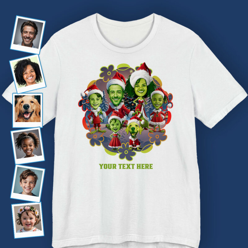 🔥 "This one-of-a-kind custom t-shirt is available exclusively on our website—don't miss out!" 🔥 [cg_accordion title="HOW TO ORDER?"] <strong>STEP 1</strong> Choose your t-shirt options (size, color, etc.), upload your photo(s), and place your order. <strong>STEP 2</strong> We’ll handle the rest! We’ll edit your photo, design the t-shirt, print it, and deliver it to your door. Want to see how it looks before printing? Just let us know—we’ll email you a preview so you can request any changes to make your t-shirt exactly the way you want. [/cg_accordion] [cg_accordion title="Photo Upload Guide"] <strong>Best Photos for Custom T-shirts:</strong>
<ul> <li>The person or pet is facing the camera directly.</li> <li>The entire face is visible (including ears, forehead, and hair).</li>
</ul>
<strong>Avoid These Photos:</strong>
<ul> <li>Photos taken from too far away.</li> <li>Photos showing only one side of the face.</li> <li>Low-quality or blurry images.</li>
</ul>
<img src="https://customywear.com/wp-content/uploads/2024/10/Photo-upload-guide-customywear_.png" alt="Photo Upload Guide" width="800" height="252" /> <strong>If you have difficulty uploading photos, email them to <a href="mailto:shop@customywear.com" target="_blank" rel="noreferrer noopener">shop@customywear.com</a></strong> [/cg_accordion] €34,99