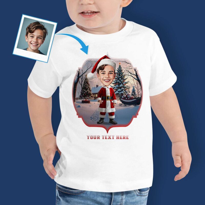 Funny Christmas Shirts – Toddler Santa Claus Birthday Gift Custom Gifts - Ai Santa Claus www.customywear.com 4