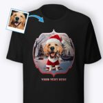 Specjalna świąteczna koszulka dla psa Prezenty na zamówienie - Ai Santa Claus www.customywear.com 12