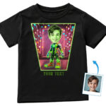 Custom Neon LED Sign T-Shirt for Boys – Personalized Photo Character Tee, Unique Gift for Kids Boy's T-shirts www.customywear.com 29