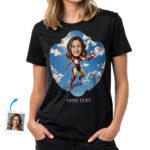 Custom Ironman Superhero T-Shirt for Women Custom Gifts - Ironman www.customywear.com 30