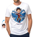 Custom Ironman Superhero T-Shirt with Your Photo Custom Gifts - Ironman www.customywear.com 28