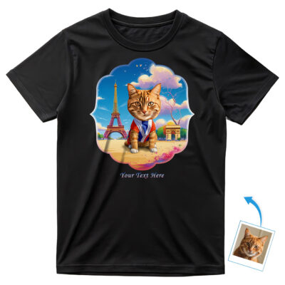 Custom French-Themed Pet T-Shirt – Personalized Photo Character Tee for Dogs, Cats & More Customywear www.customywear.com Custom French-Themed Pet T-Shirt – Personalized Photo Character Tee for Dogs, Cats & More Pet www.customywear.com