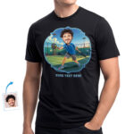 T-shirt personnalisé de joueur de pickleball pour homme – Design de personnage photo personnalisé Cadeaux personnalisés – Pickleball www.customywear.com 28