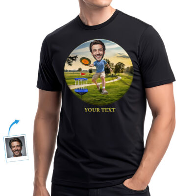 Personalized Disc Golf T-Shirt for Men – Custom Disc Golf Player Shirt T-shirts For Men www.customywear.com