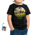 Camiseta personalizada de disc golf para meninos – Camiseta personalizada de disc golf para jovens Presentes personalizados - Disc golf www.customywear.com 17