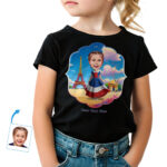 Custom French-Themed T-Shirt for Toddler Girls – Personalized Photo Character Tee Custom Gifts – French Culture www.customywear.com 19