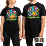 Custom Couple Golf T-Shirt – Personalized Golf Player Design from Your Photo Couple www.customywear.com 28