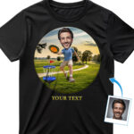 T-shirt de disc golf personnalisé pour homme – T-shirt de joueur de disc golf personnalisé Cadeaux personnalisés - Disc golf www.customywear.com 29