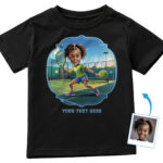Maglietta Pickleball personalizzata per ragazze: dalla foto personalizzata al design del personaggio del giocatore Regali personalizzati – Pickleball www.customywear.com 29
